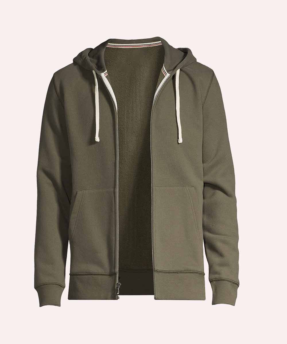 Full-Zip Fleece blank customizable apparel sample